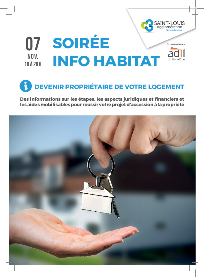 SOIREE INFO HABITAT - jeudi 7 novembre 2024