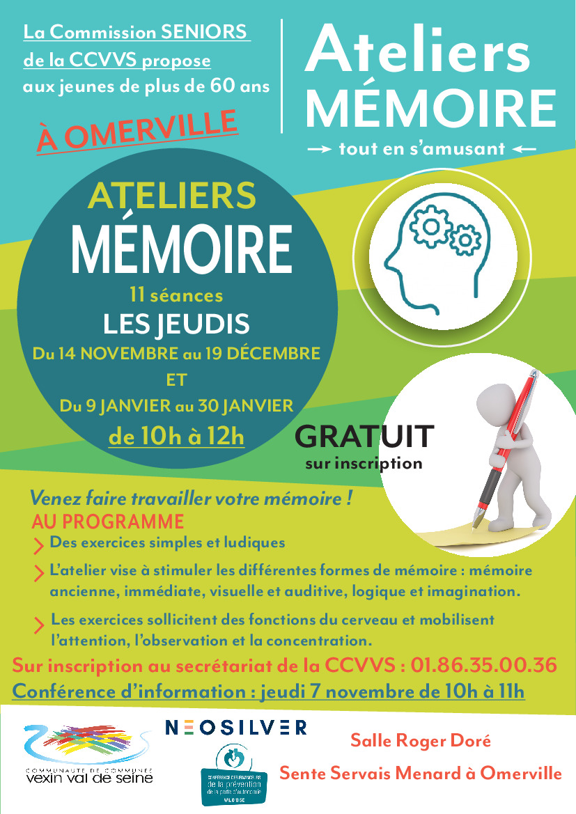 Ateliers mémoire à Omerville pour les seniors