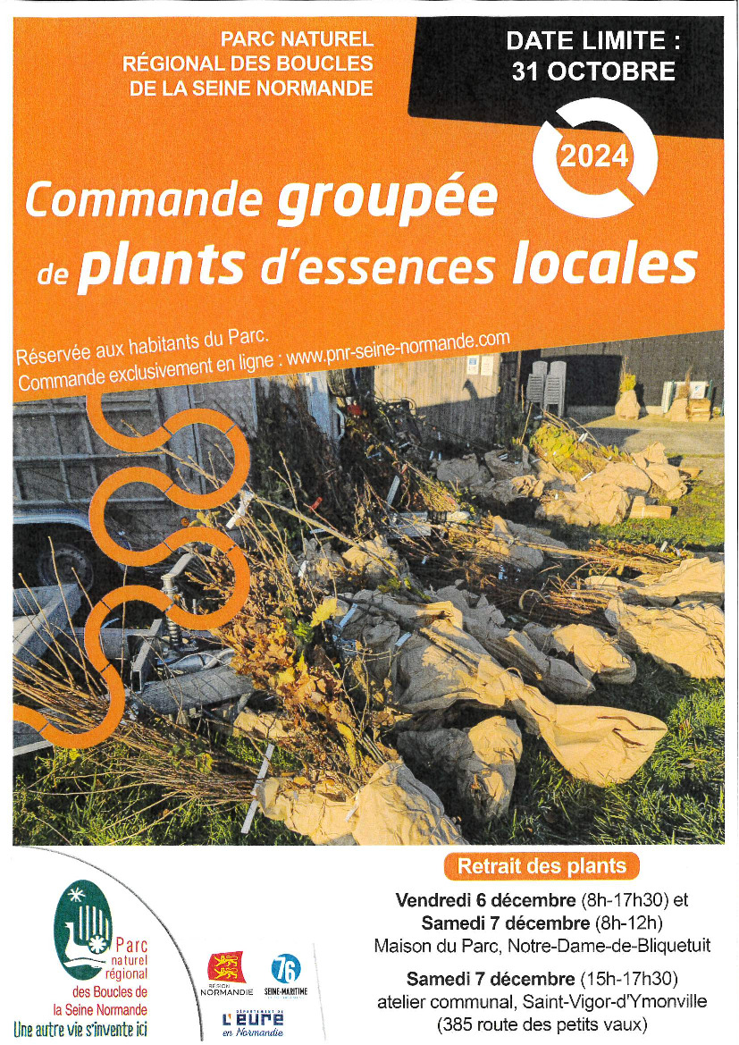 Commande groupée de plants d'essences locales