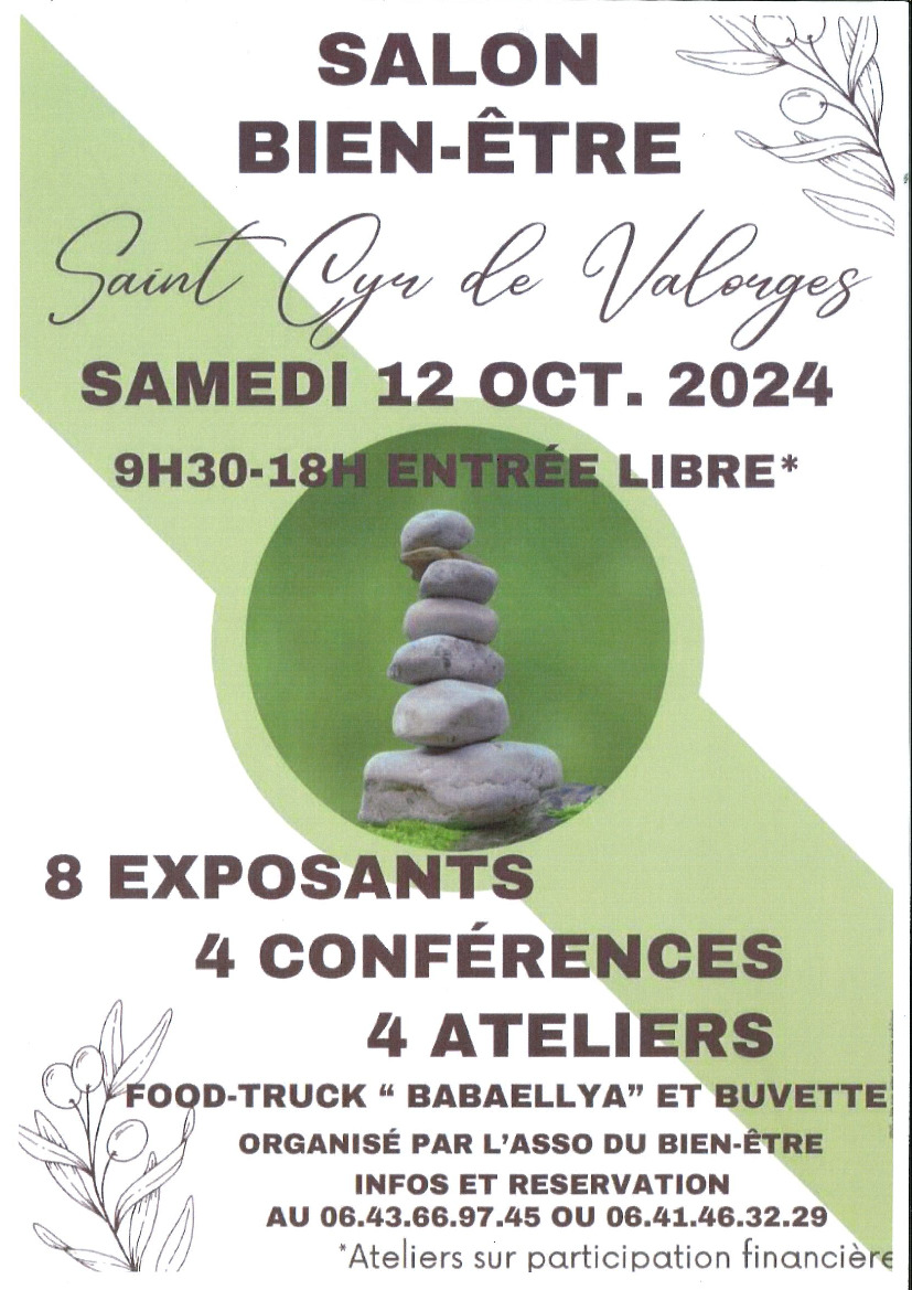 SALON DU BIEN-ETRE A SAINT CYR DE VALORGES