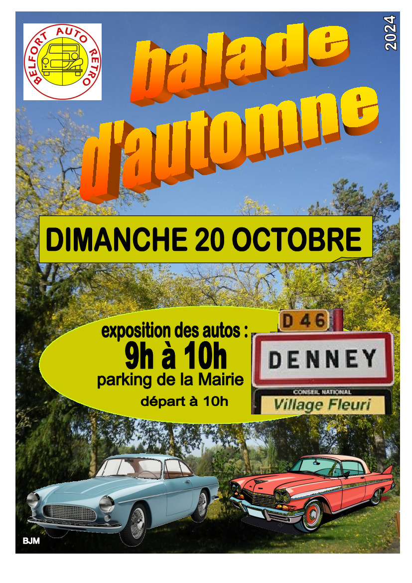 Dimanche 20 Octobre - Balade d'automne