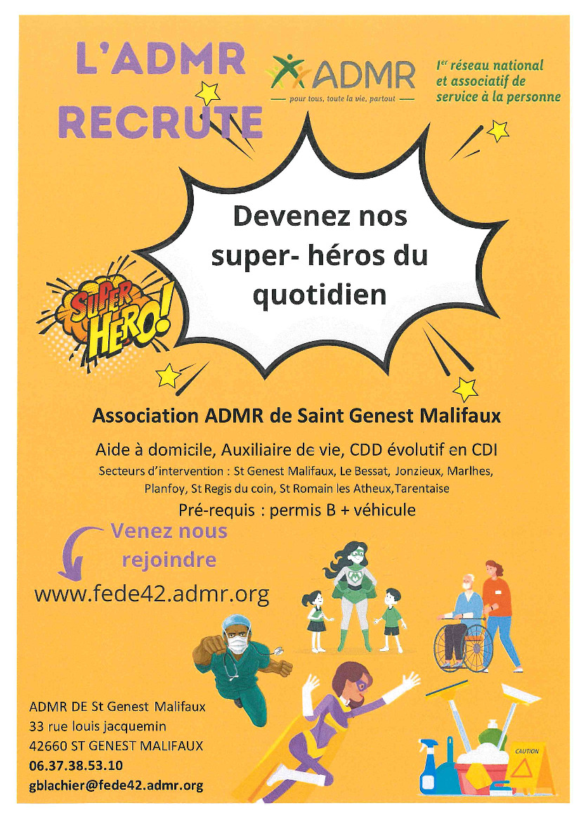 ADMR recrutement