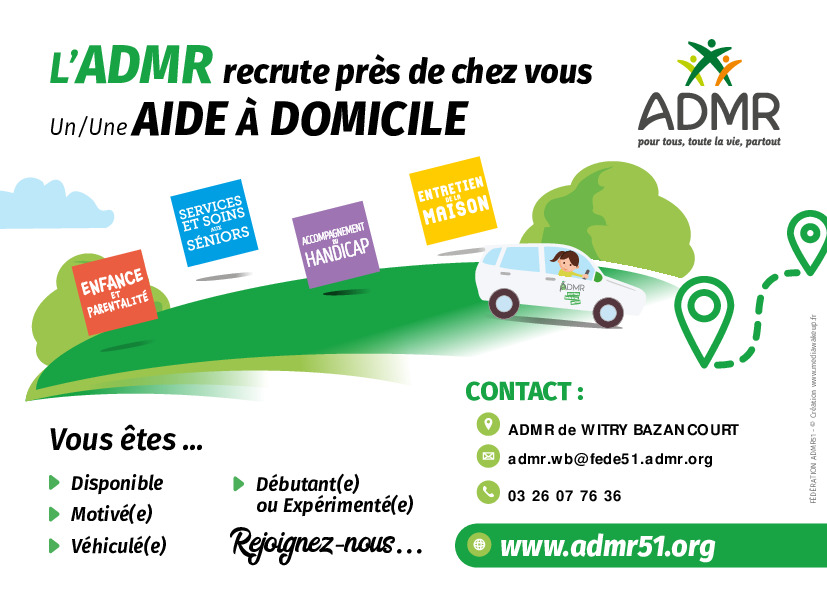 L'ADMR recrute