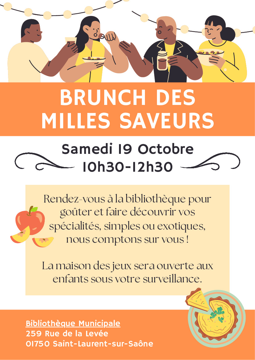 Brunch des Milles Saveurs le 19 Octobre 2024