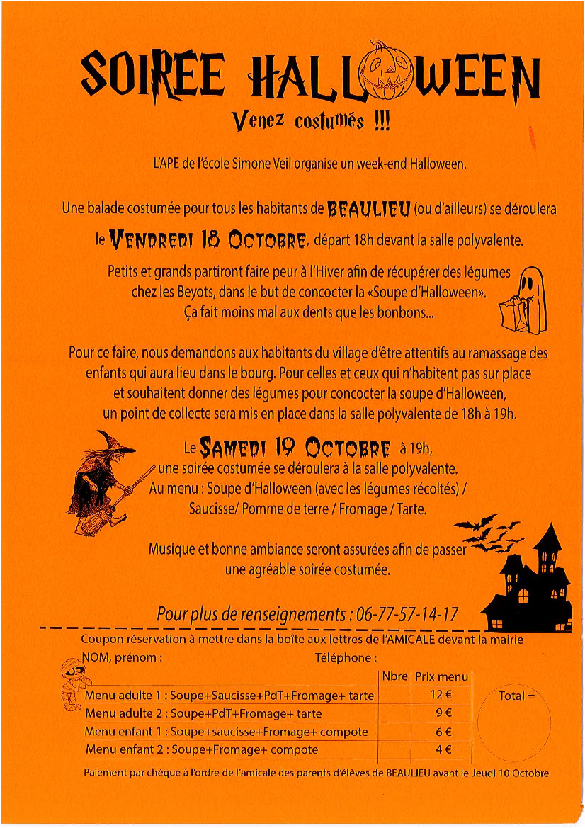 un week-end d'Halloween 🎃  à Beaulieu