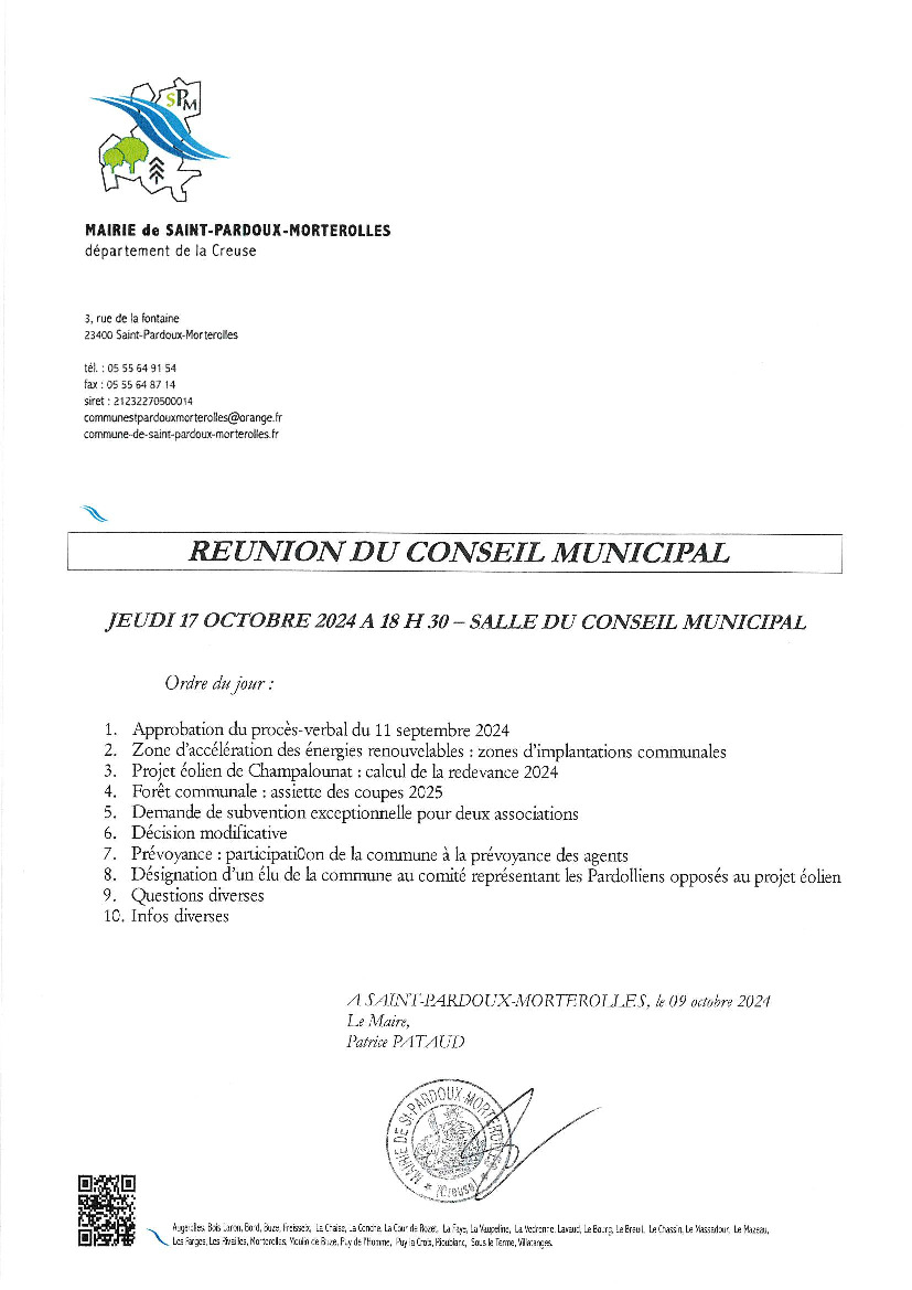 Conseil municipal