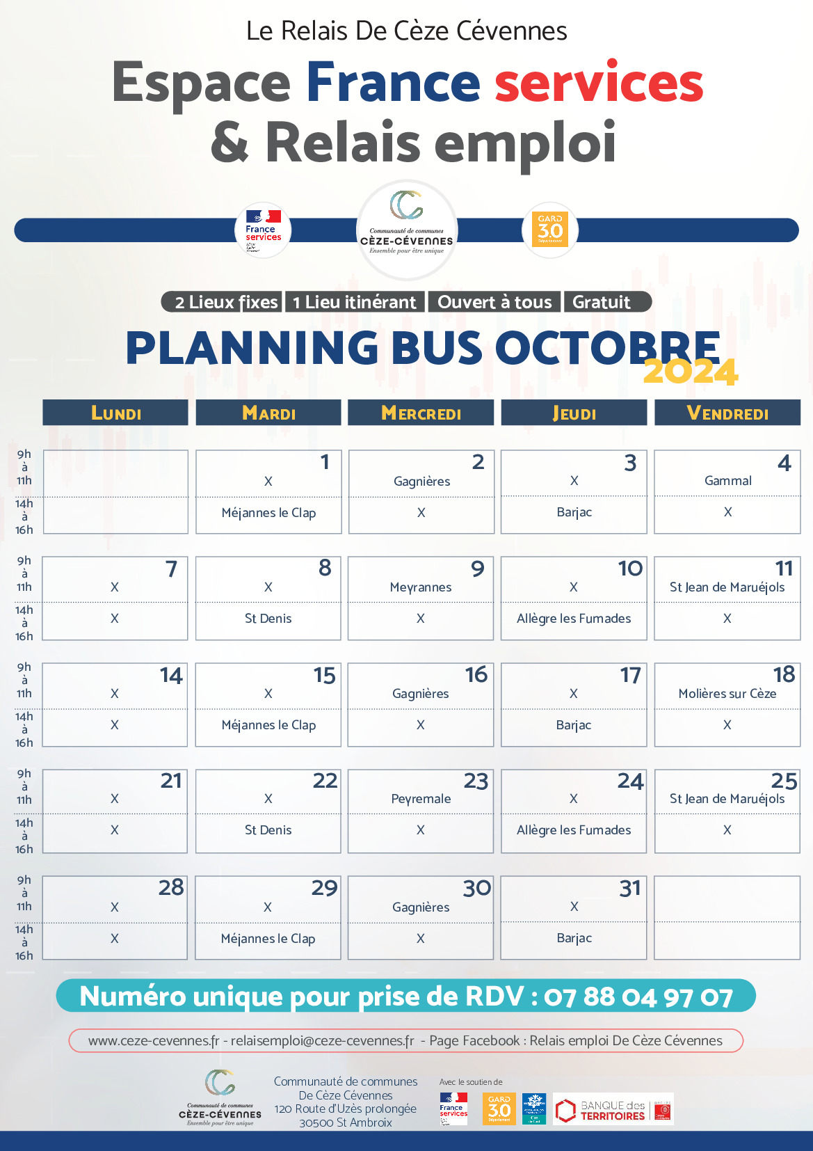 Bus informatique mercredi 23 octobre 2024