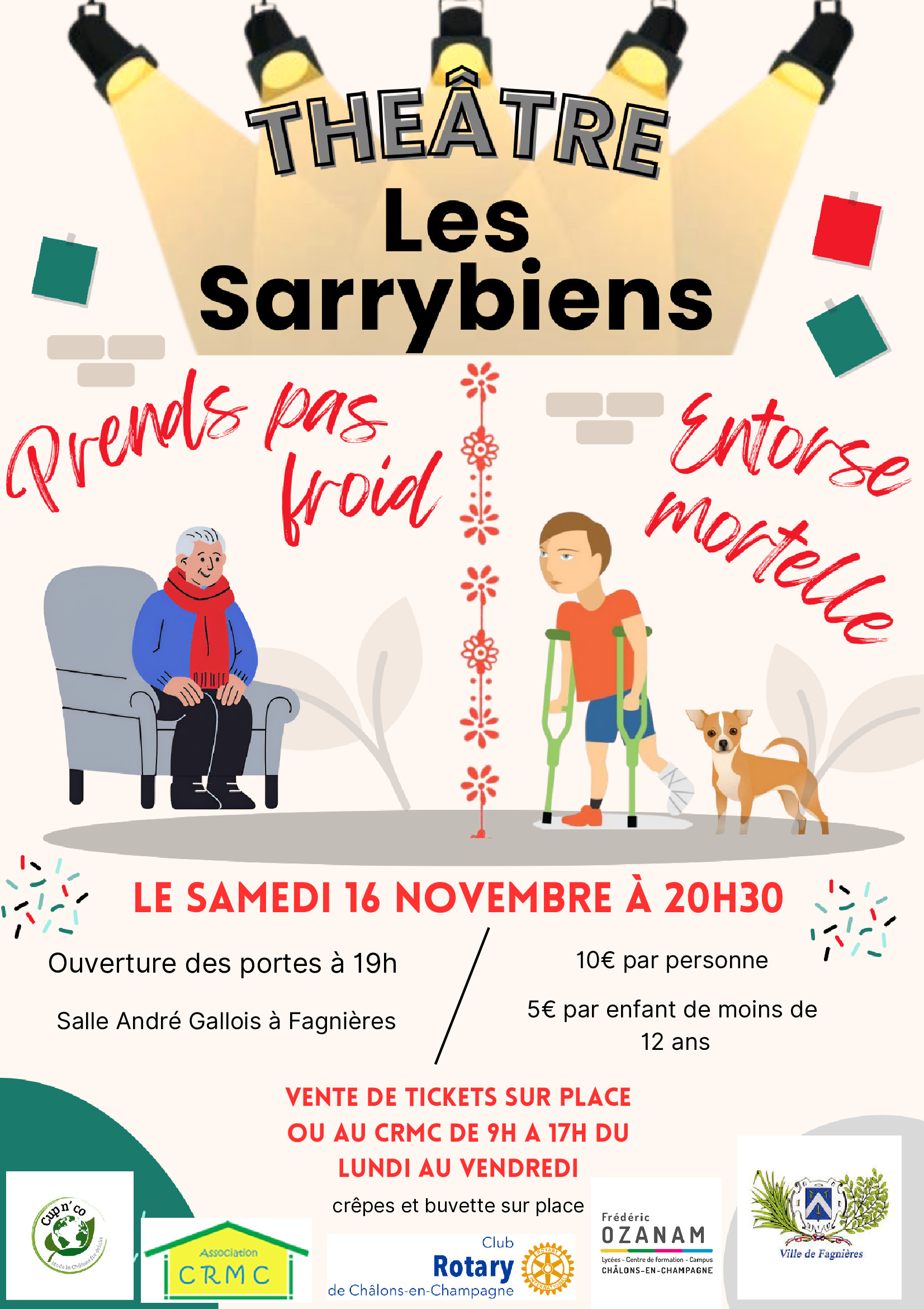 les Sarrybiens se produisent au profit du CRMC