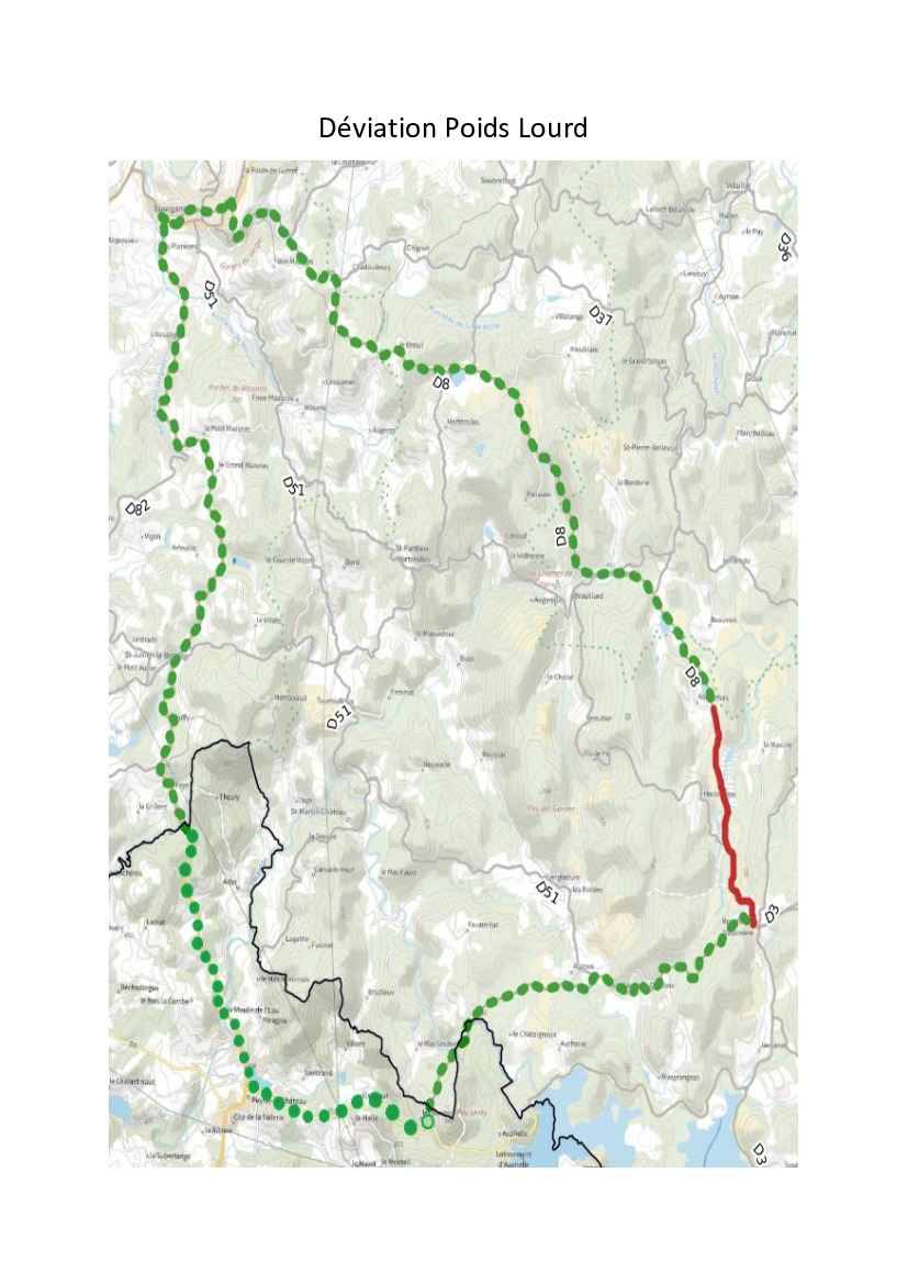 Travaux de voirie sur la RD 8