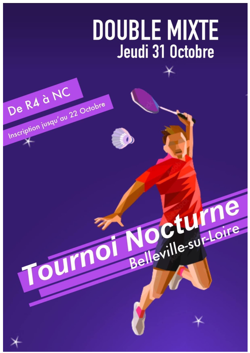 Badminton : tournois nocturne