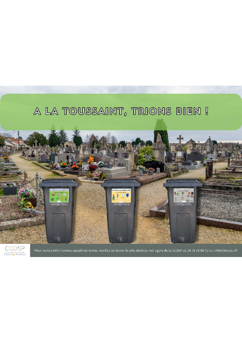 A la Toussaint, trions bien !