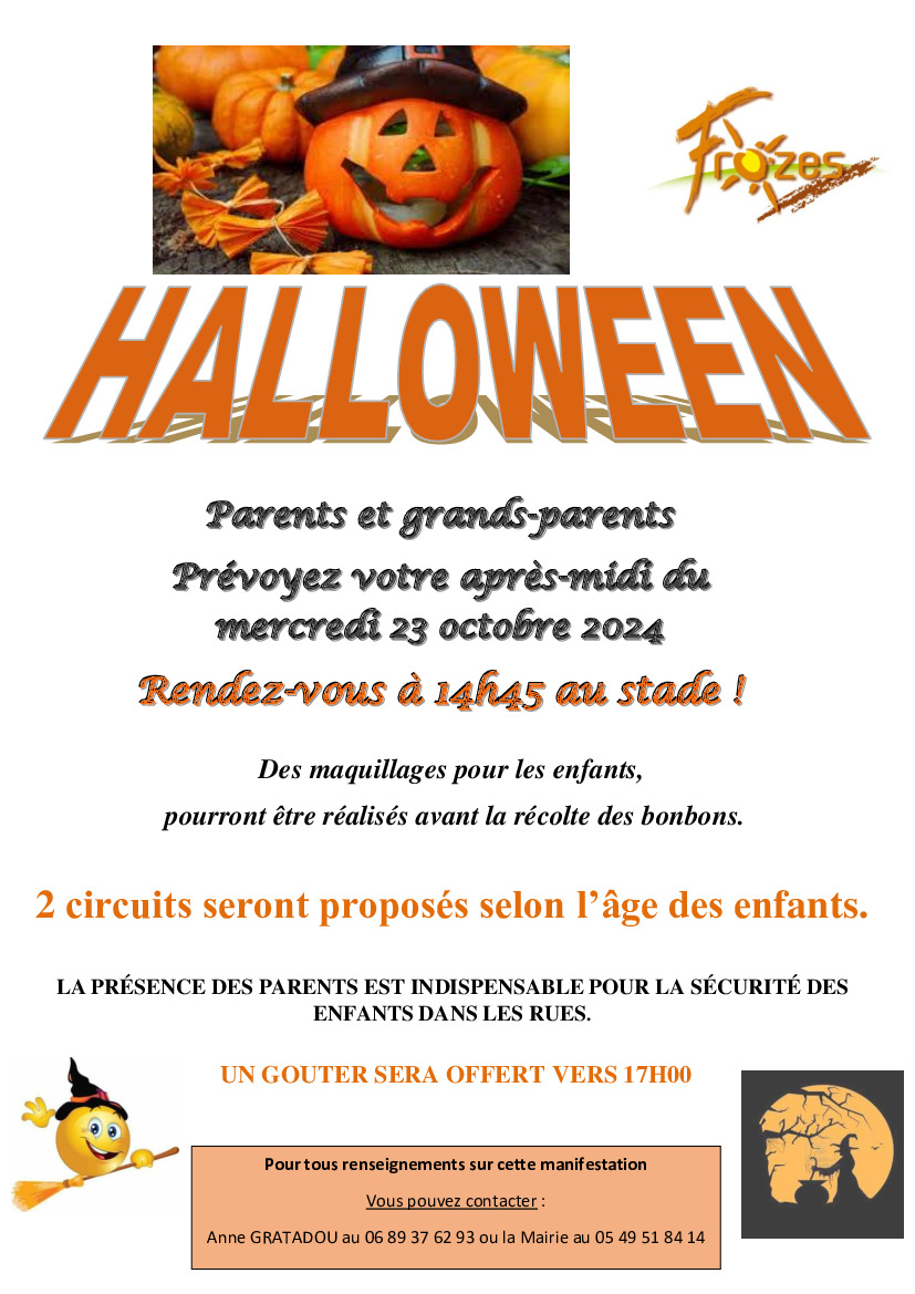 Animation HALLOWEEN mercredi 23 octobre