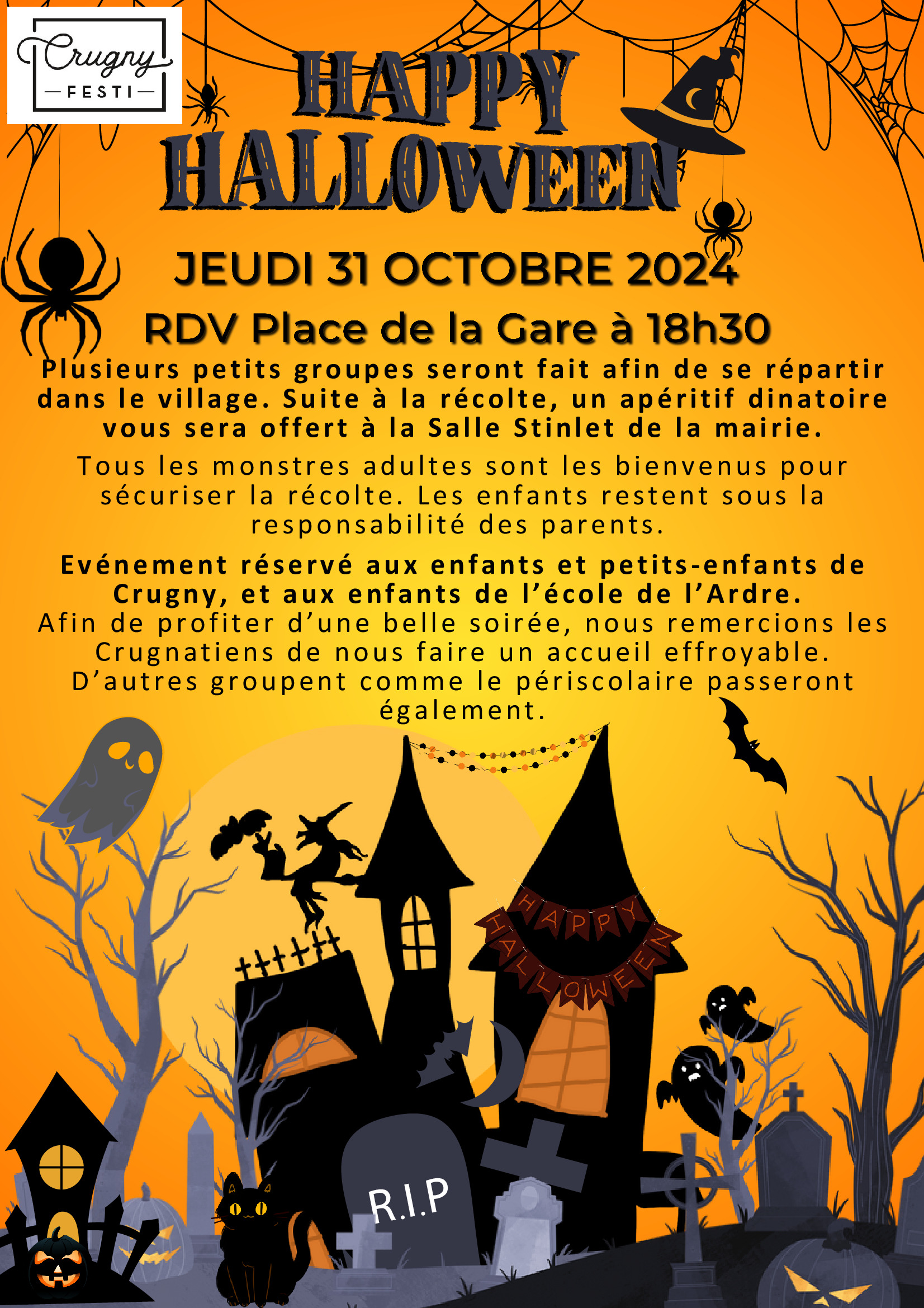 Crugny festi organise Halloween