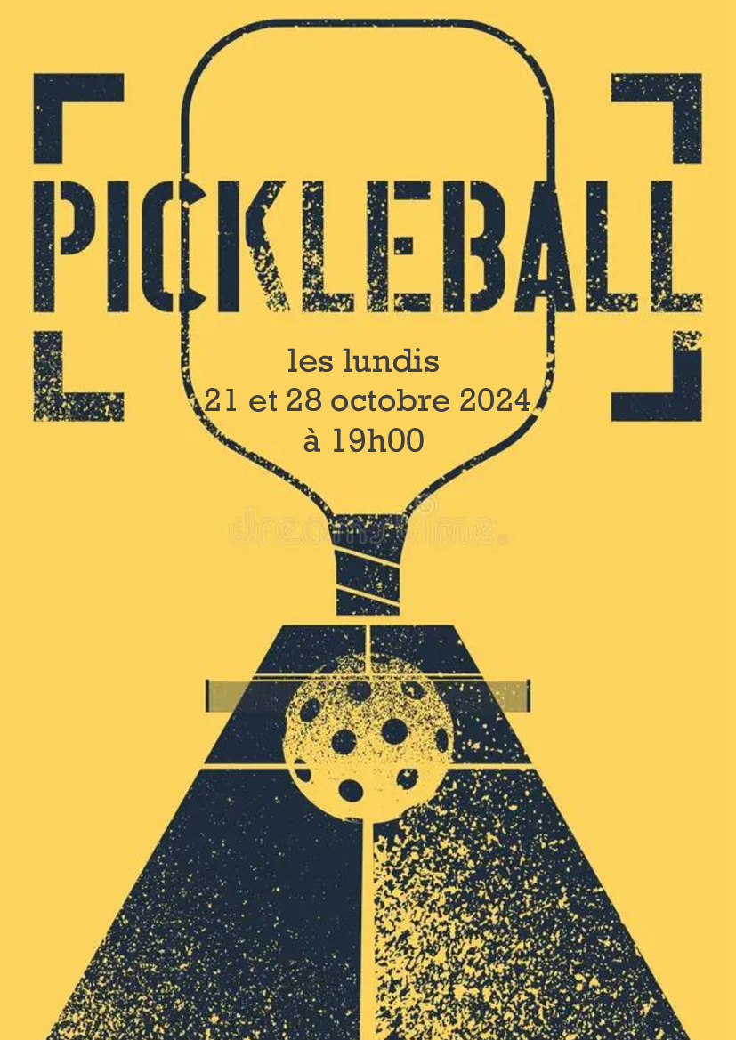 Tennis club vous propose une nouvelle activité – Pickleball