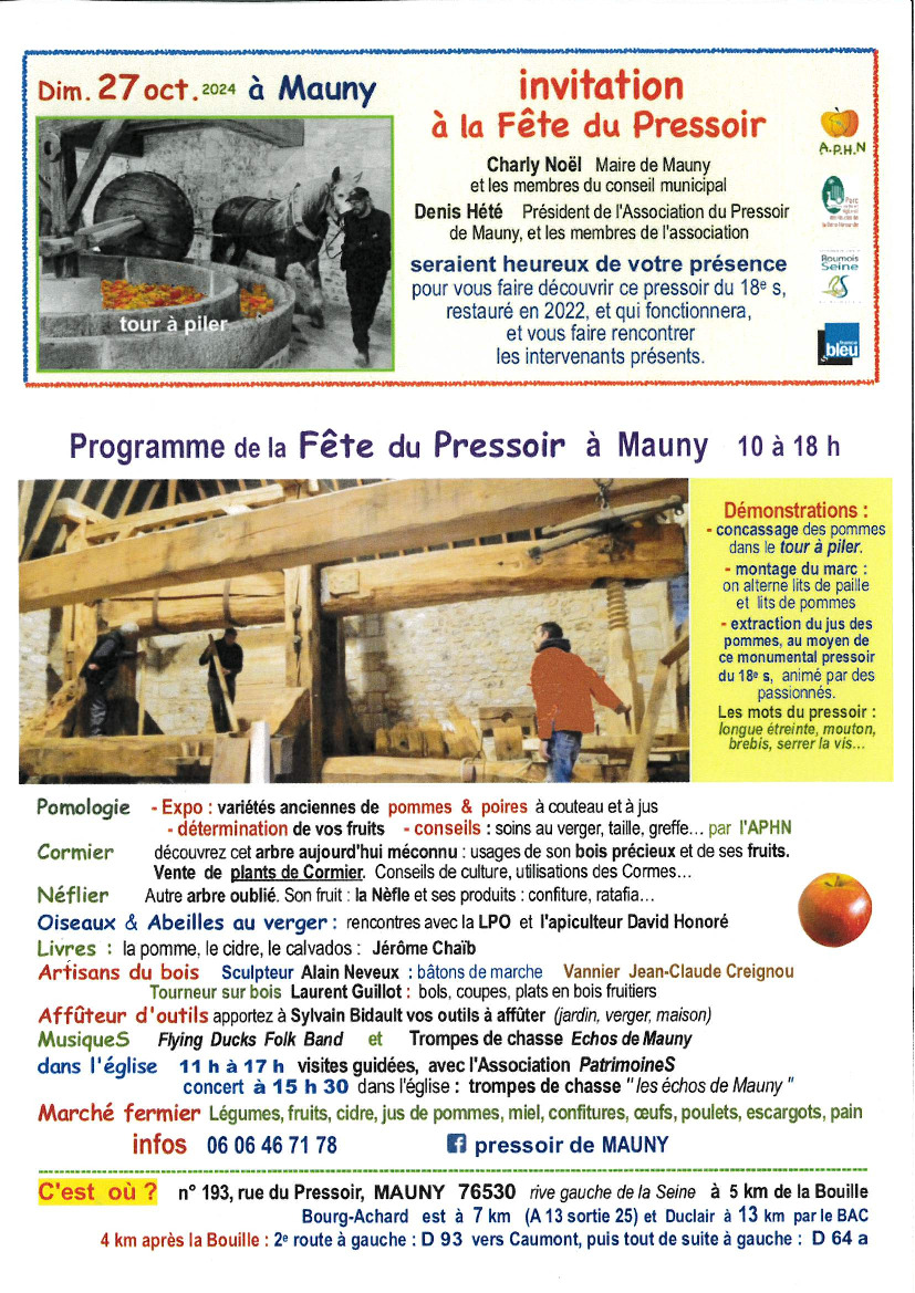 Fêtes du Pressoir à Mauny