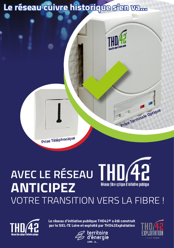 ANTICIPEZ LE PASSAGE A LA FIBRE OPTIQUE AVEC LE THD42