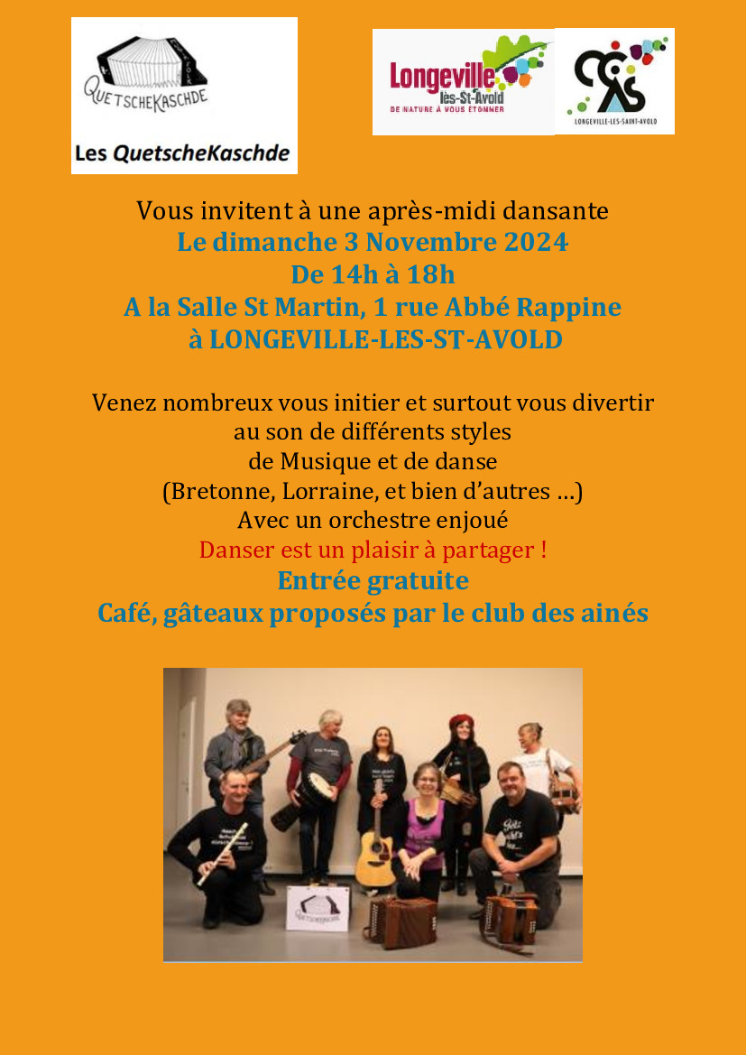 Bal folk le dimanche 3/11