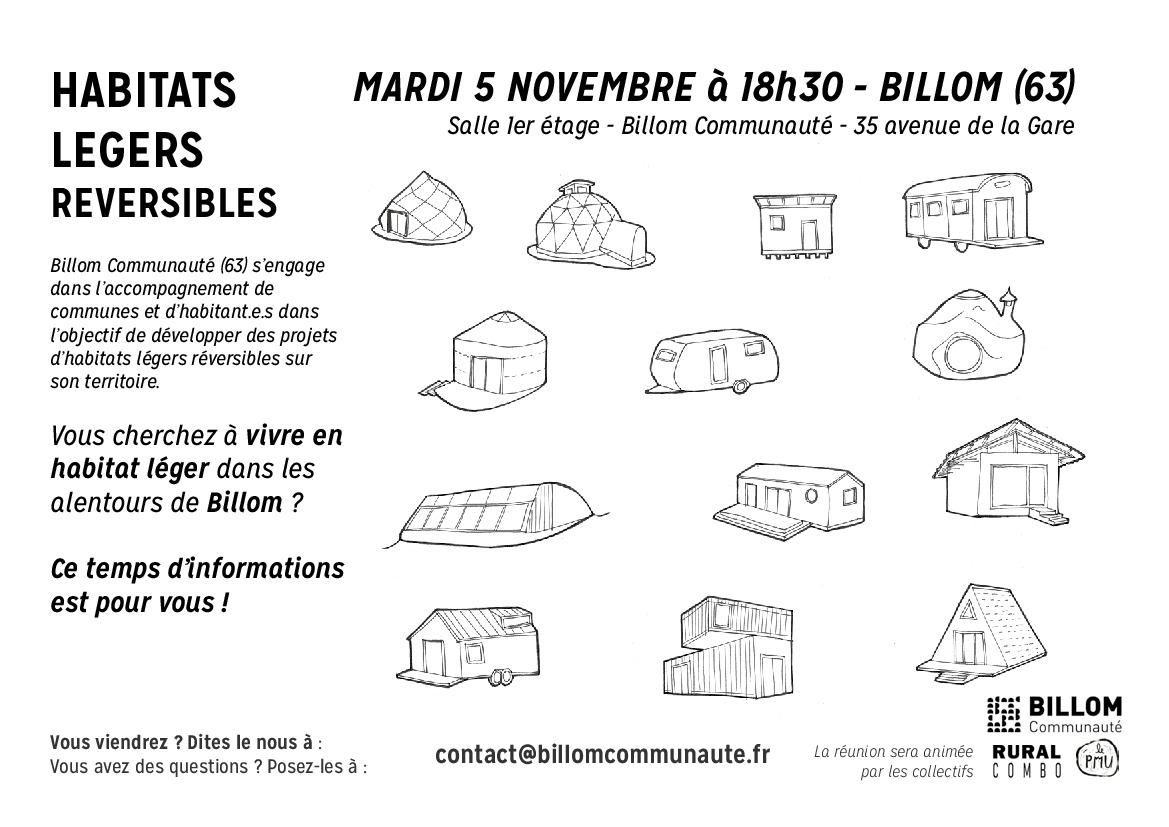 Réunion habitat léger Billom Communauté