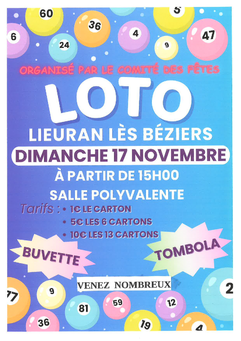 DIMANCHE C'EST LOTO !