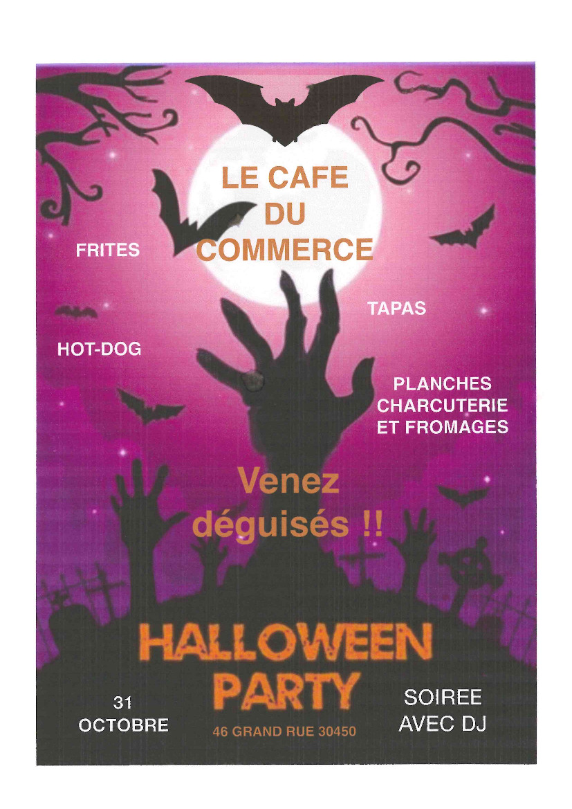 HALLOWEEN - CAFE DU COMMERCE