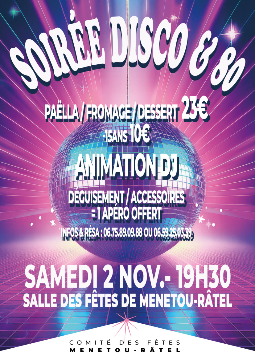 SOIREE DISCO ET 80