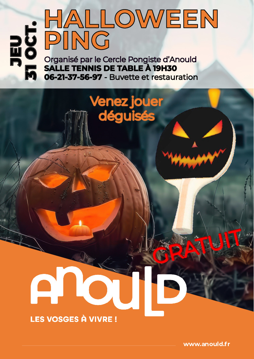 Halloween ping à 19h30