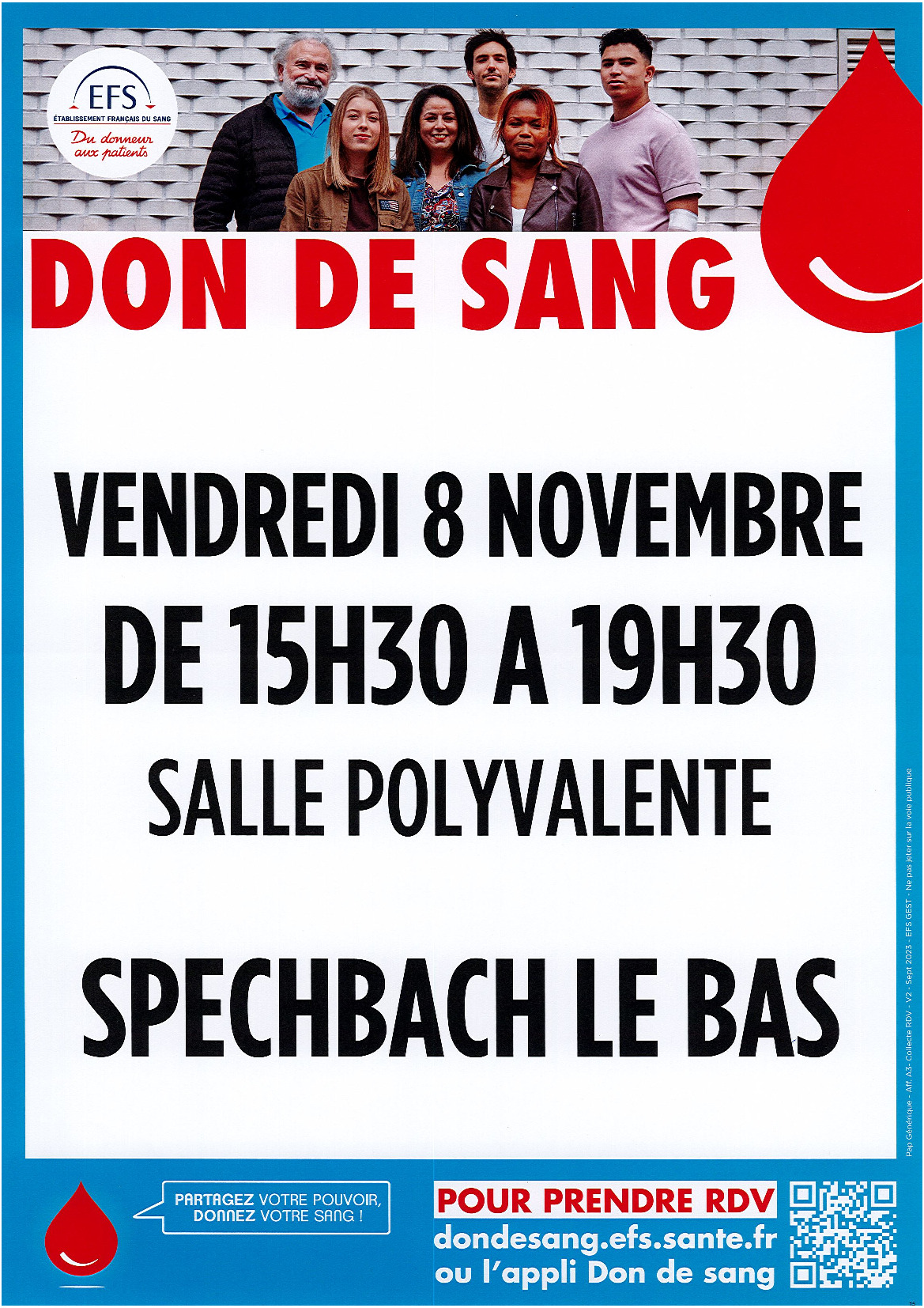 Ce vendredi : Don du sang