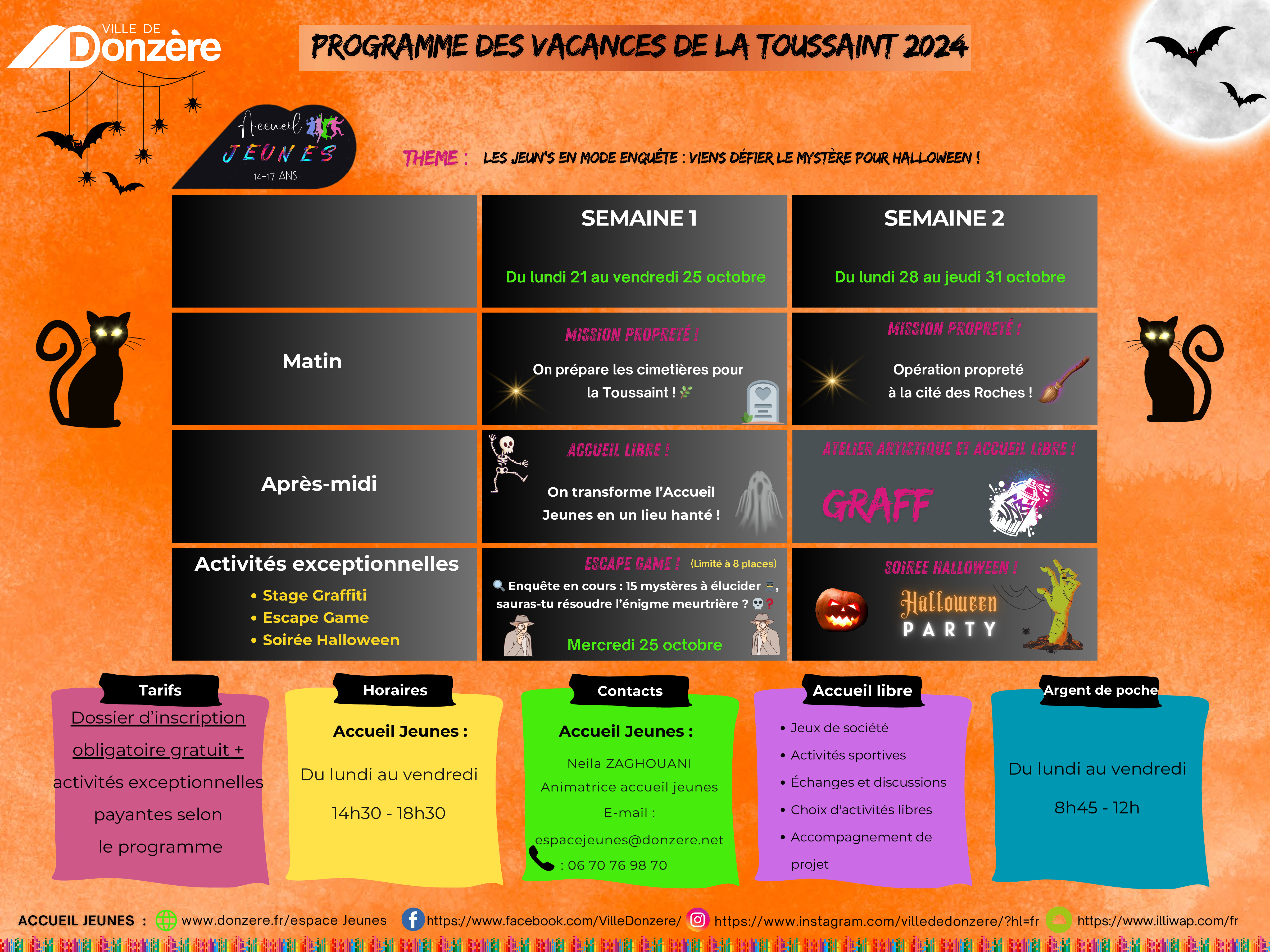 ESPACE JEUNES - PROGRAMME