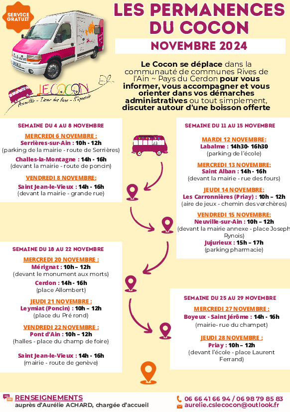 PLANNING DES PERMANENCES 