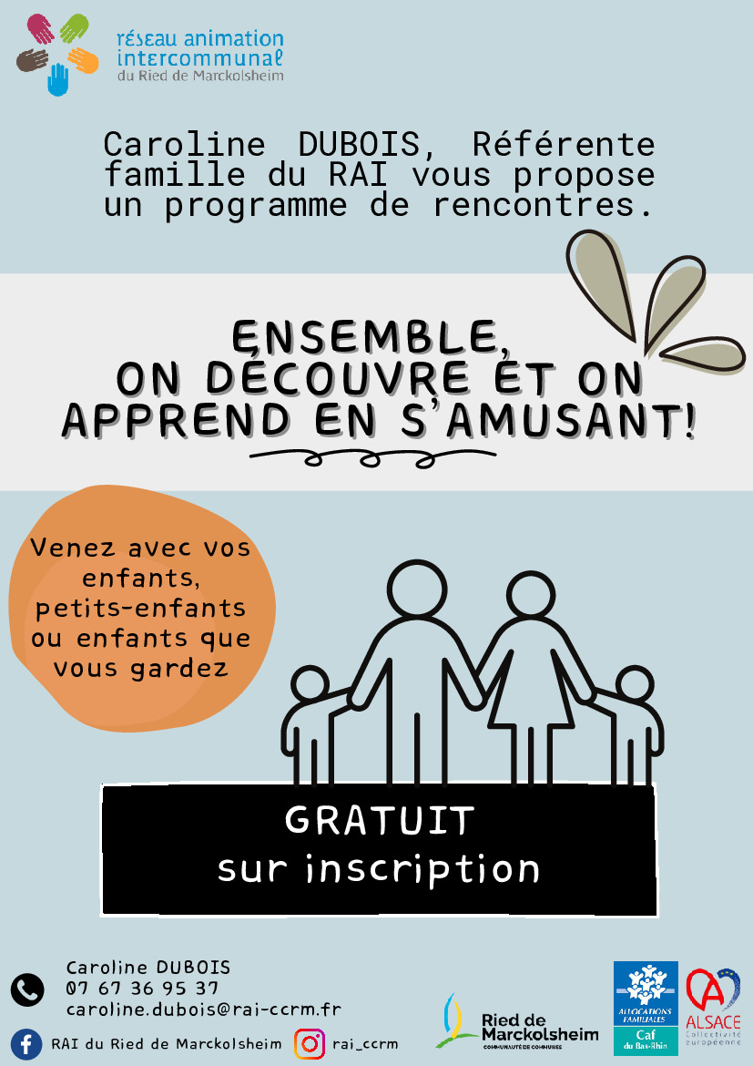 Ensemble on découvre et apprend en d'amusant !