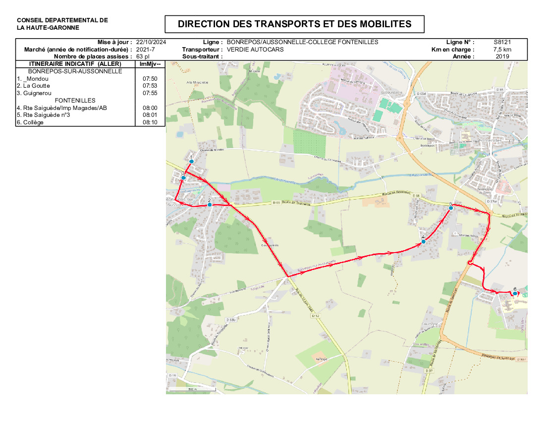 Transport scolaire : mise à jour