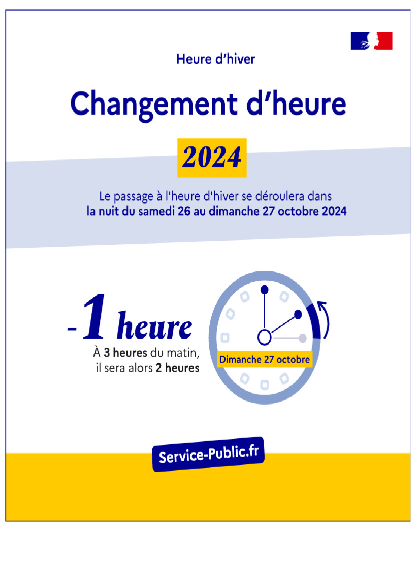 Changement d'heure