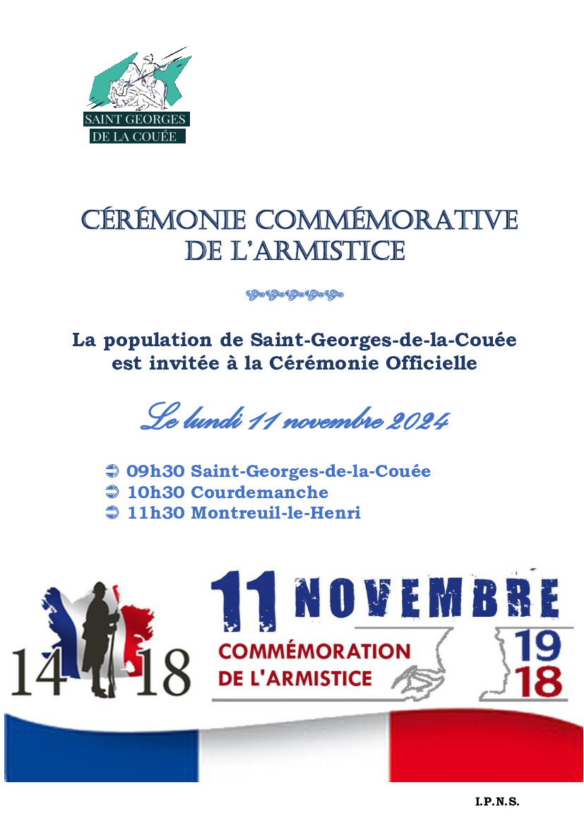 Cérémonie du 11 novembre