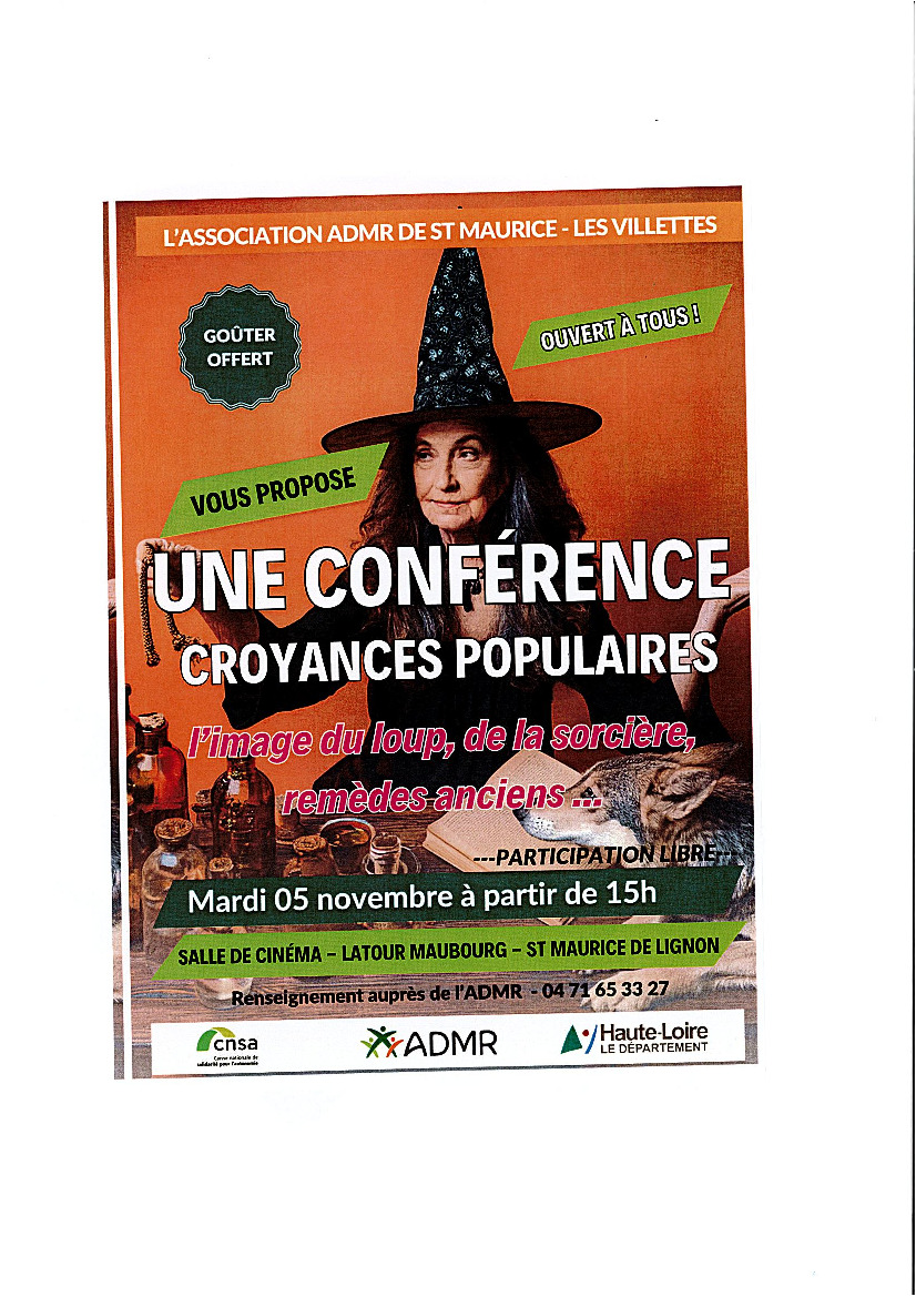 Conférence croyances populaires