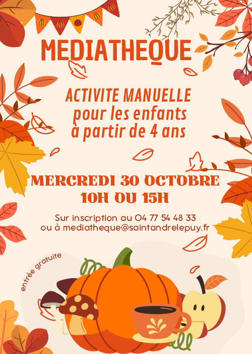 Médiathèque activité manuelle