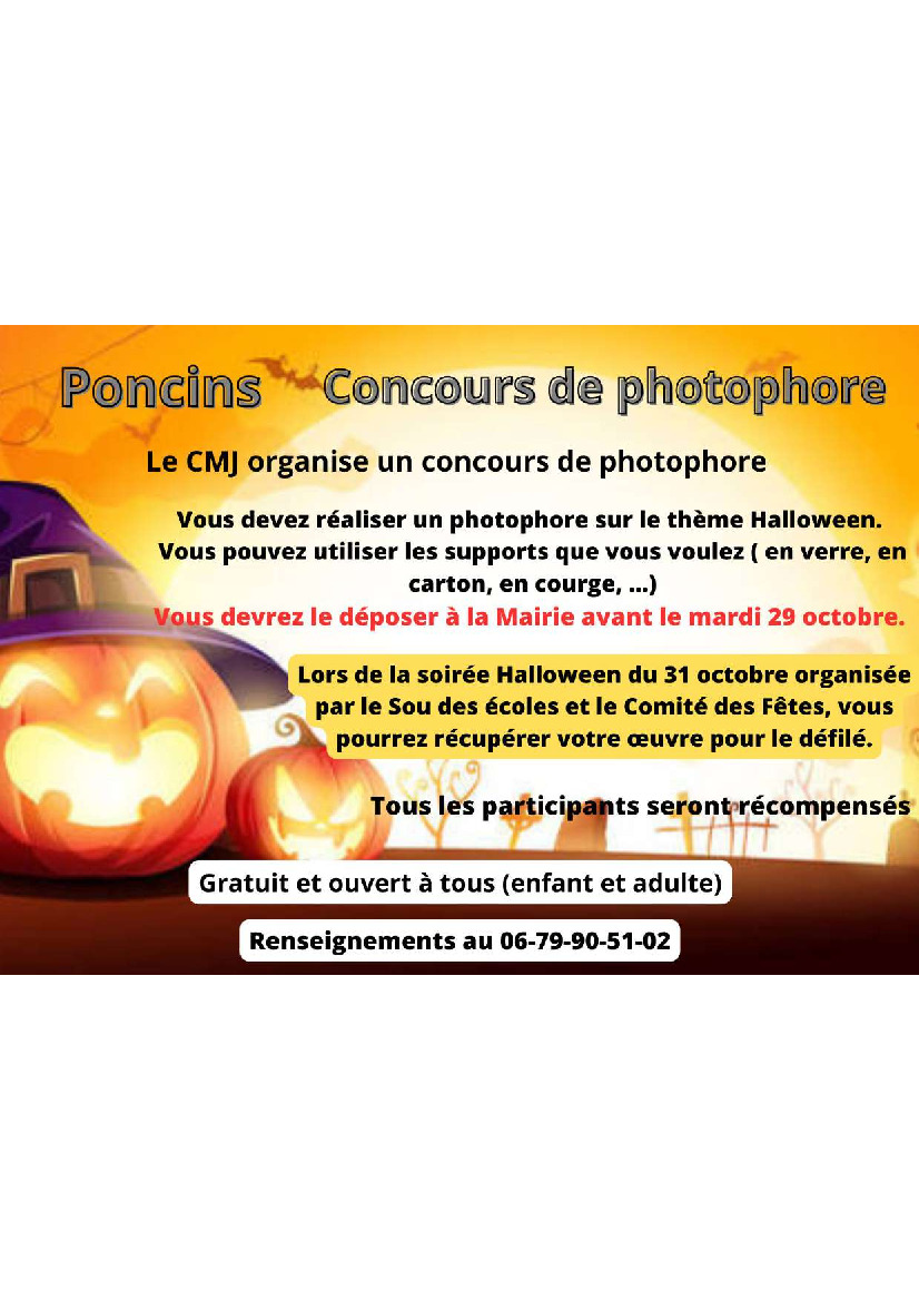 Halloween : Concours de photophores