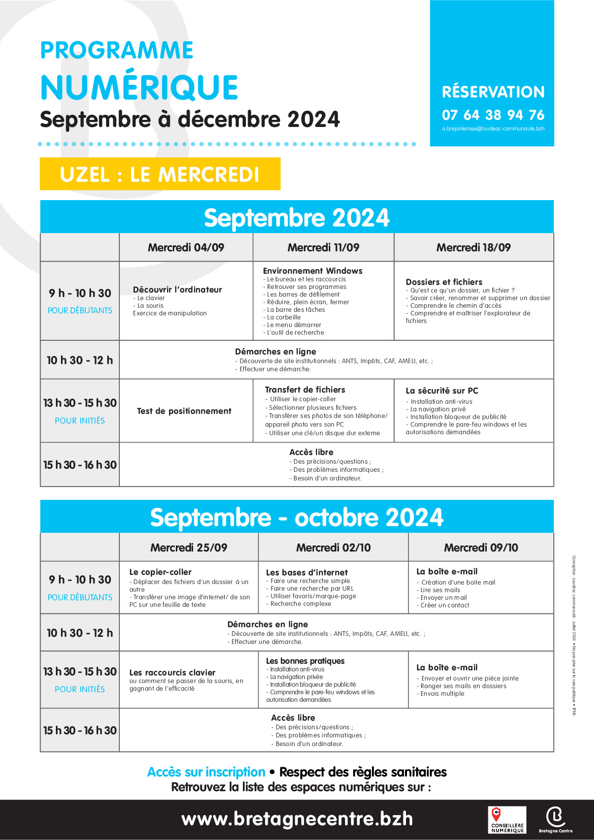 Programme Ateliers Numériques