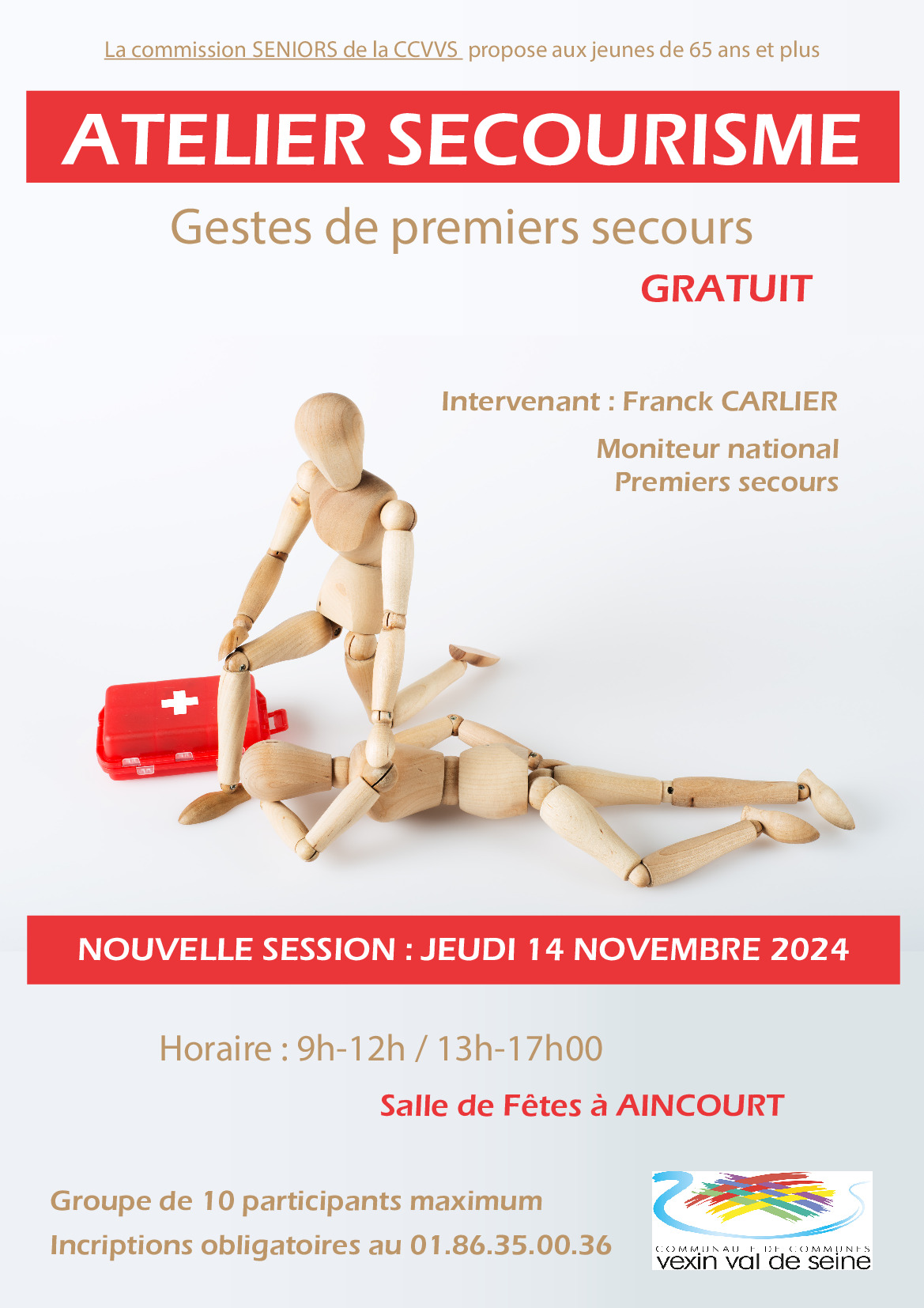 Atelier secourisme pour les SENIORS