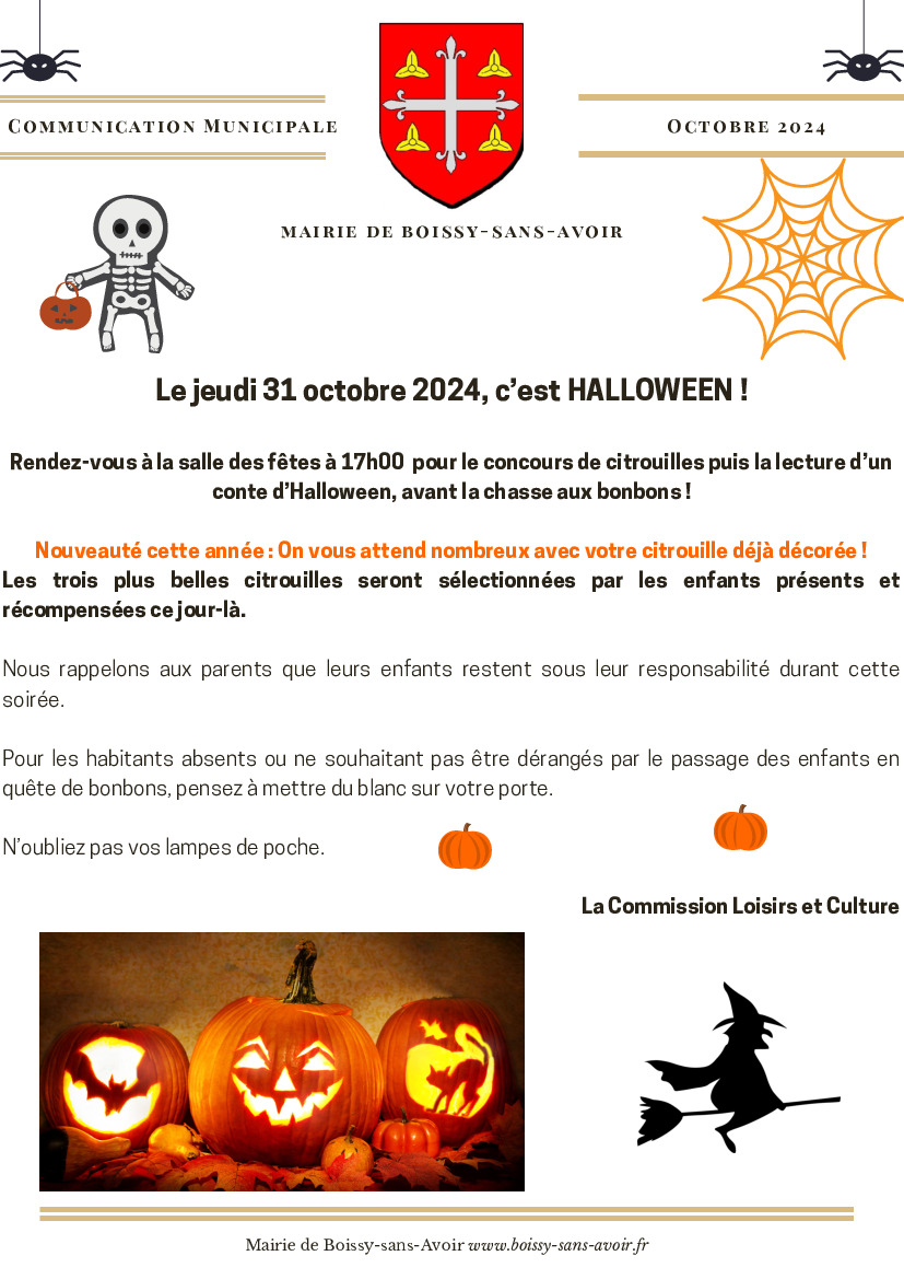 Halloween 31 octobre