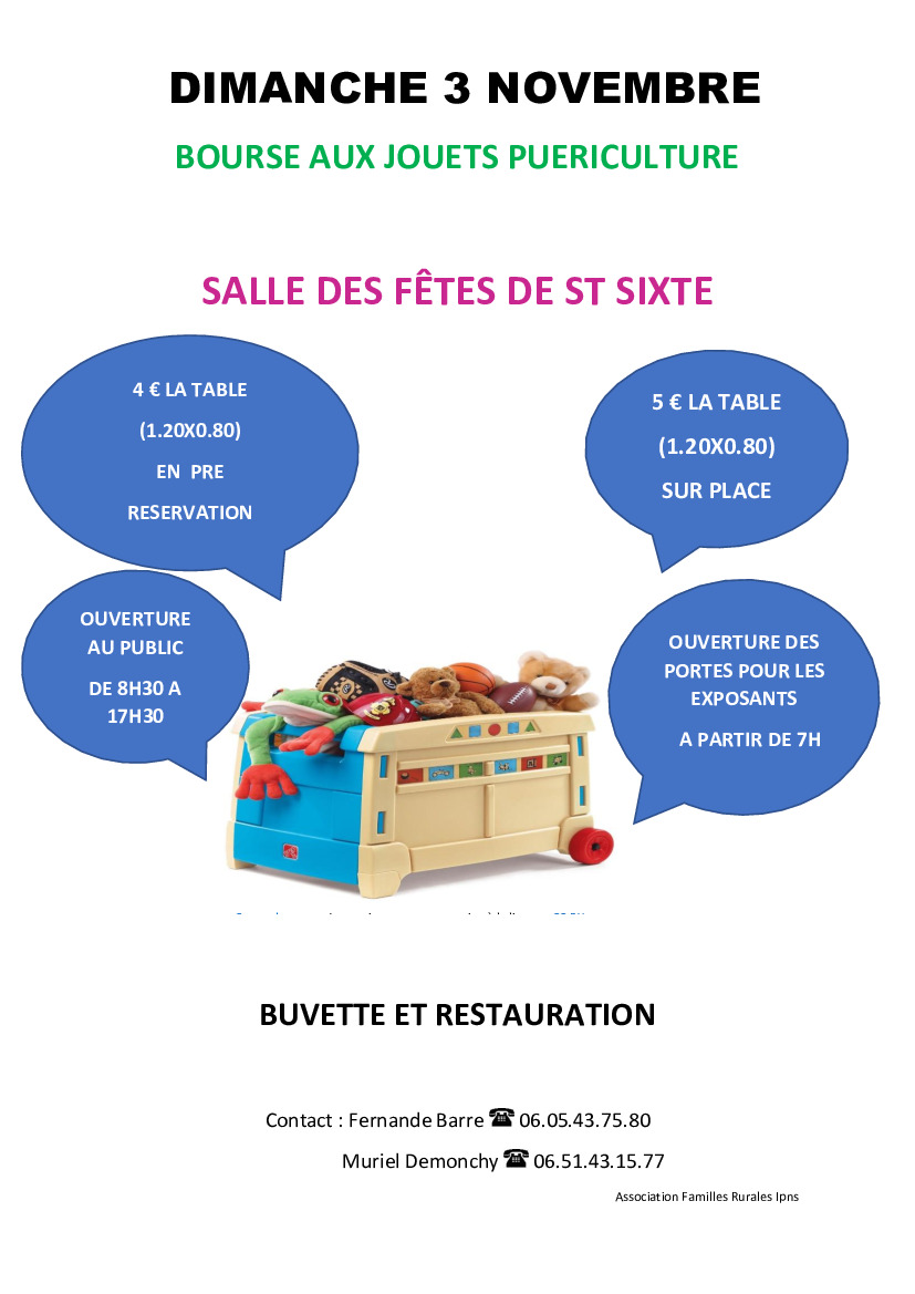 Bourse aux Jouets