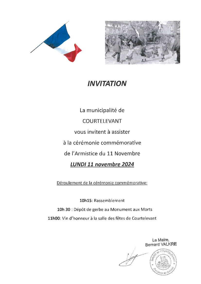 COMMEMORATION 11 Novembre 2024