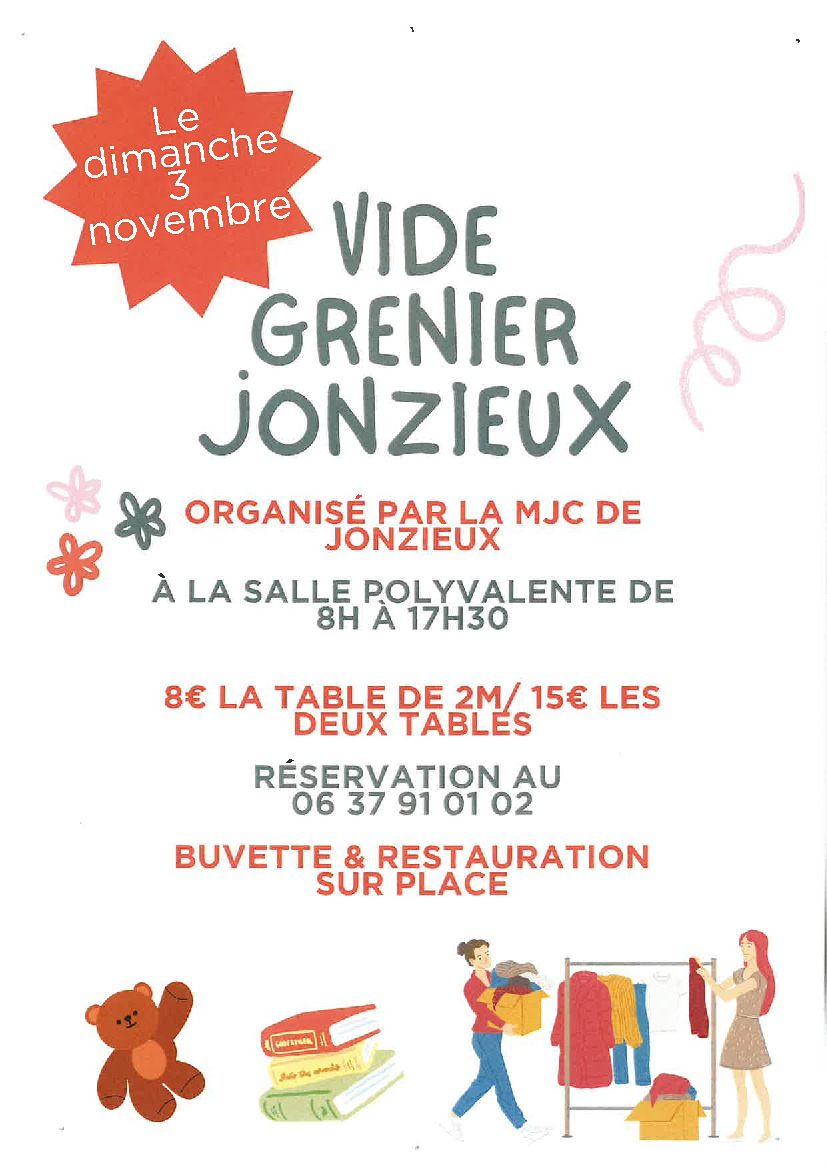 Vide Grenier dimanche 03 novembre