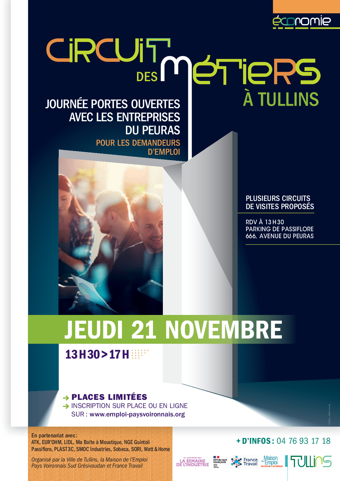 Circuit des métiers à Tullins : jeudi 21 novembre