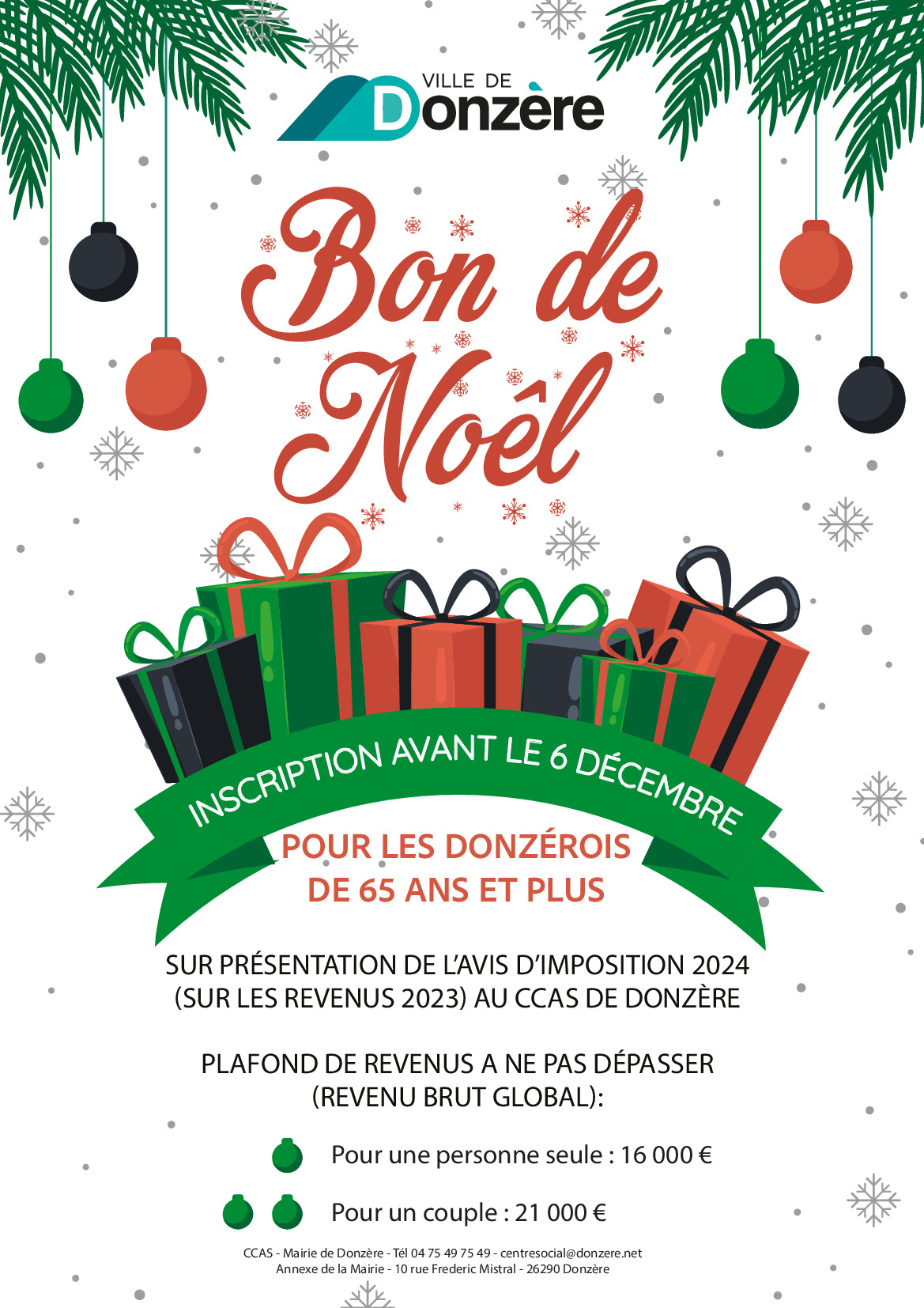 BONS DE NOËL - CCAS