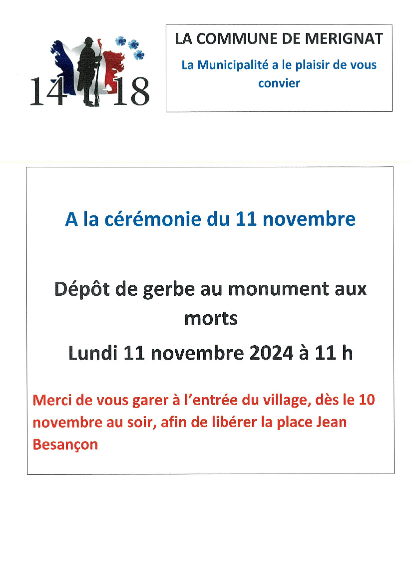 11 NOVEMBRE 2024