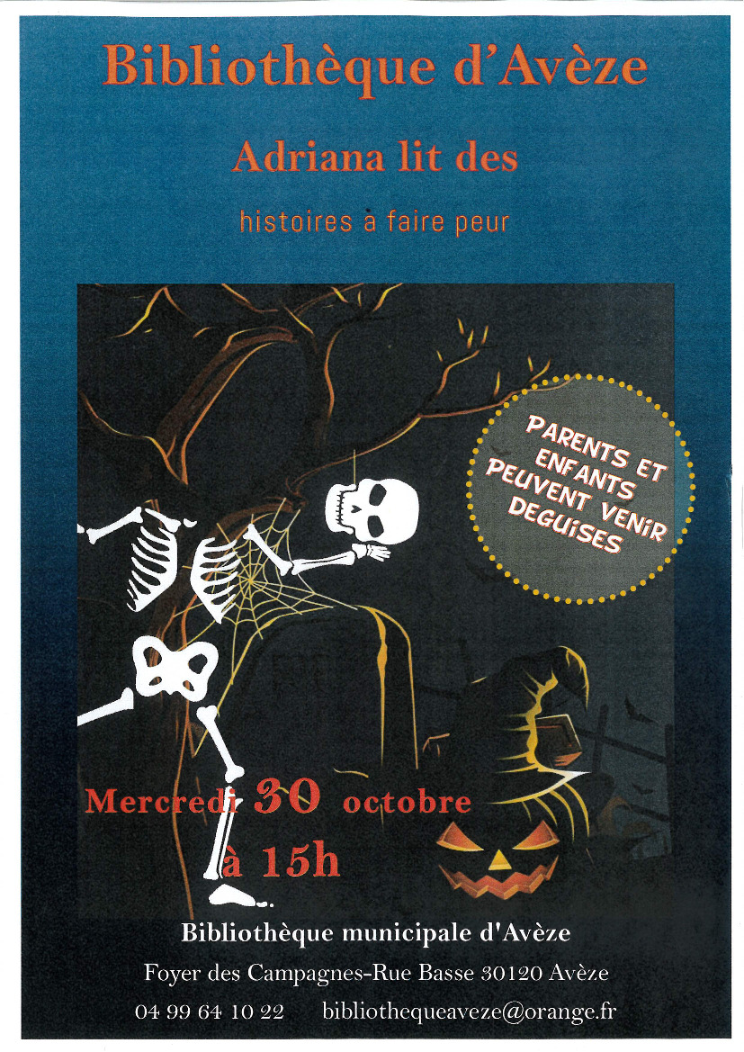 Halloween à la Bibliothèque d'Avèze