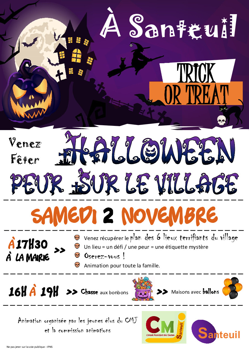 Halloween : préparez-vous à avoir peur le samedi 2 novembre