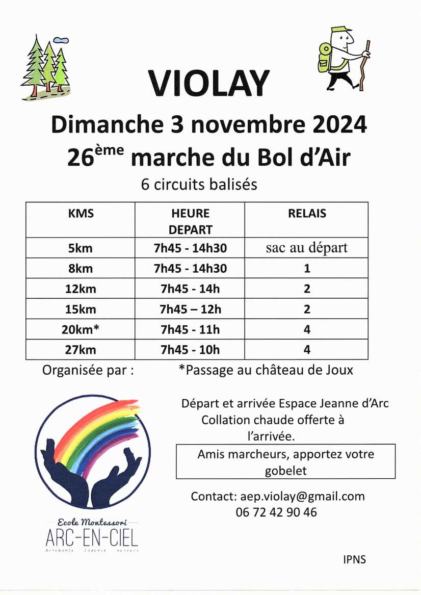 26° marche du Bol d'Air