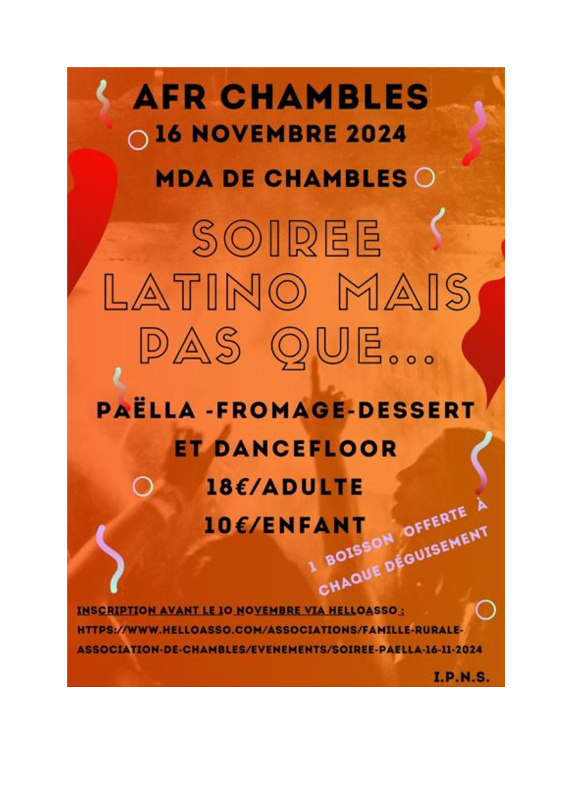 AFR Soirée Latino mais pas que...