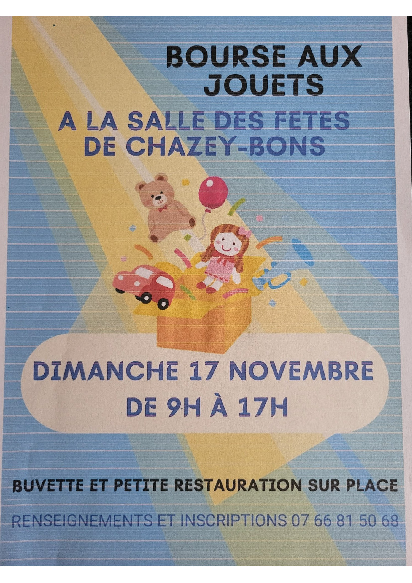 Bourse aux jouets Gym +